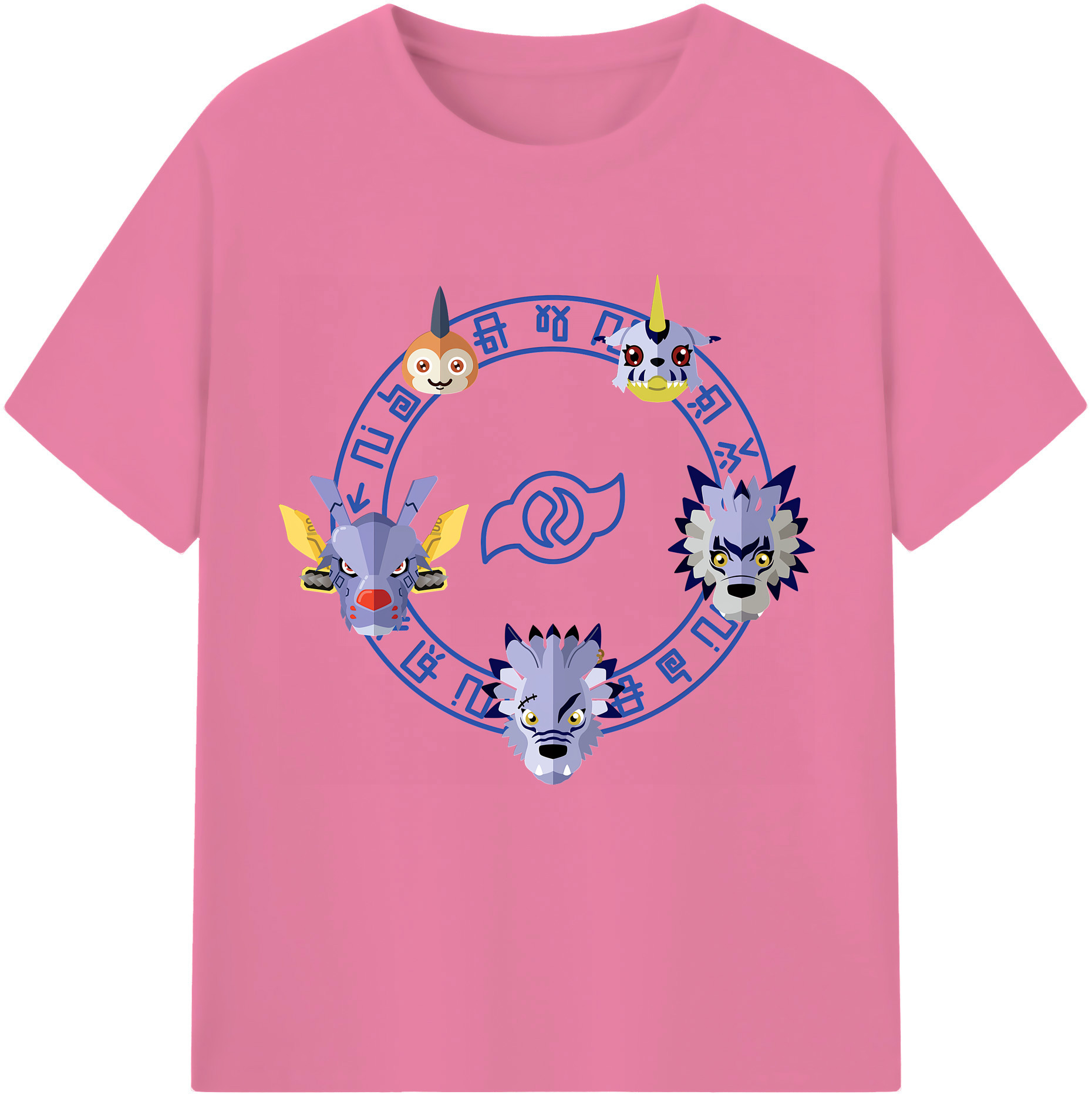 （画像用） Digimon デジタルモンスター/デジモン 綿100％半袖Tシャツ（フロントプリント）
